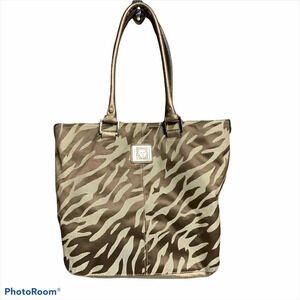 Anne Klein animal print large tote purse